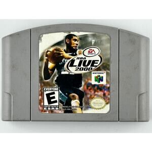 N64 NBA Live 2000 Basketball Authentic Cartridge Only VTG Nintendo 64
